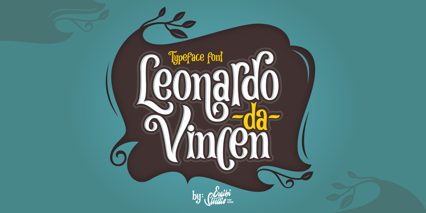 Шрифт Leonardo da Vincen